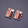 印鑑セット／2本セット／本トカゲケース付／SS／アグニ／13.5mm12mm／熟練職人の手彫り仕上げ
