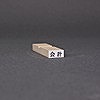 ゴム印-一行印／台木13×6mm（印面 11×4.5mm）【商品番号：33000007】