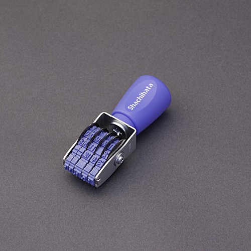 シャチハタ-既製品／回転ゴム印(欧文日付)／５号・ゴシック体／商品番号：00711／NFD-5G／商品画像1